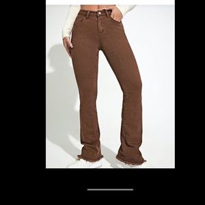 Brown bootcut